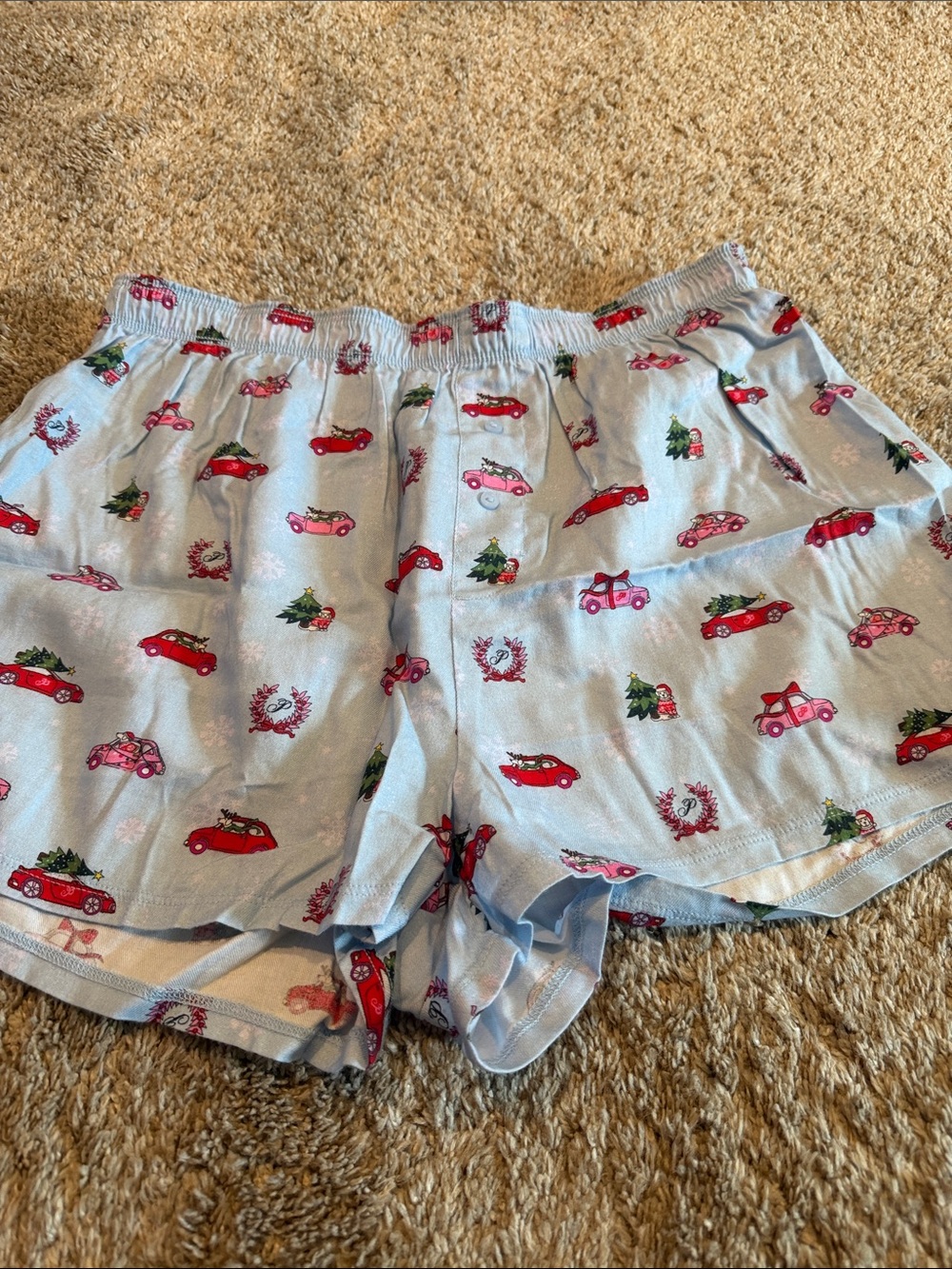 NWT women’s pink boxer shorts size medium